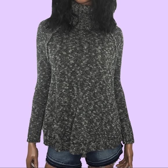 Lucky Brand Sweaters - Lucky in Love Gray Turtleneck Sweater